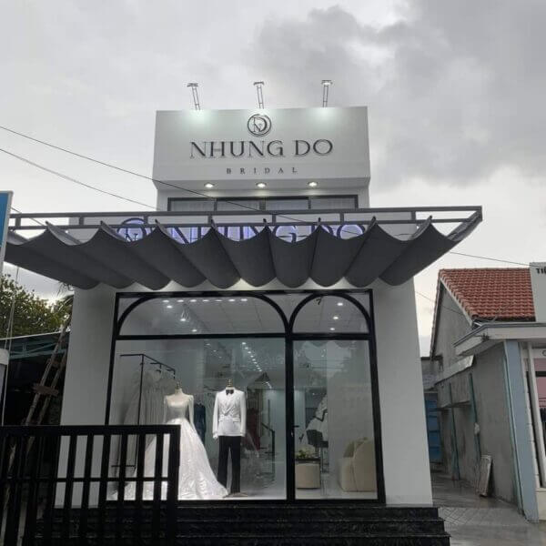 BẠT CHE NẮNG MƯA XẾP LỚP