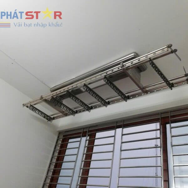 Giàn Phơi Điều Khiển Từ Xa GLS450 (Màu Bạc)