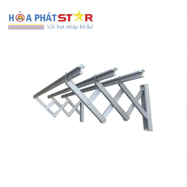 Giàn Phơi Gắn Tường Xếp Ngan Tay Đơn ( HPXN-05 )