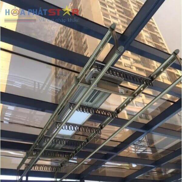 Giàn Phơi Điều Khiển Từ Xa GLS450 (Rêu Cổ)