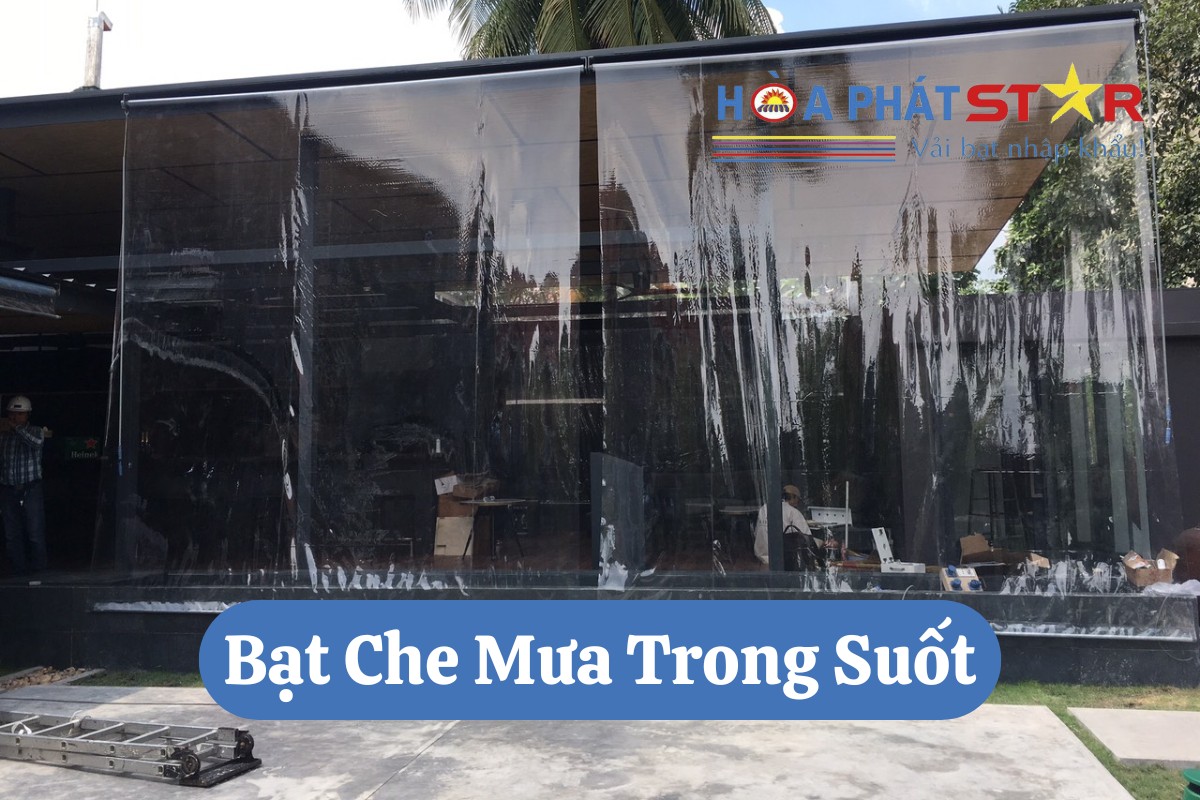 Tất tần tật những thông tin về bạt che mưa trong suốt