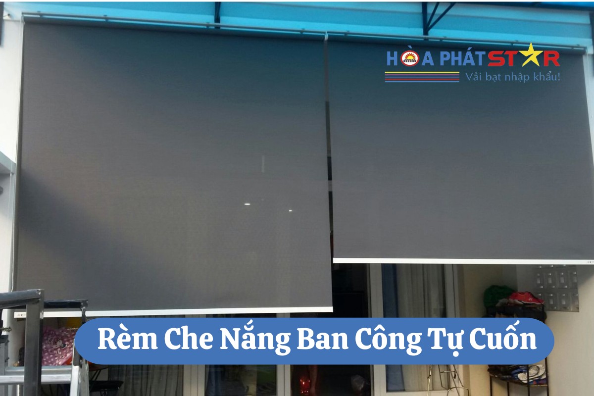 Cách lắp đặt và sử dụng rèm che nắng ban công tự cuốn