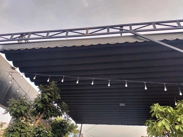 mái bạt xếp quán cafe 6